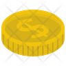 dollar medal icon png