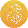 dollar economic value icon svg
