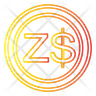 dollar zimbabwe icons free