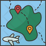 domestic flight icon png