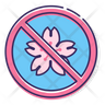icon for no picking flowers