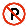 icon dont parking