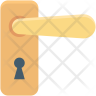 door handle lock icons free