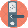 door handle lock icon download