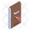 icons of door-key