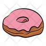 icons for strawberry donut