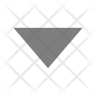 down triangle arrow symbol