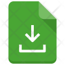 download document symbol