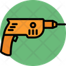 free hot glue gun icons