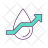 rising water level icon svg