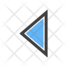 left triangle icon download