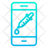 phone dropped icon png