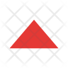 up triangle arrow icon svg