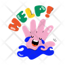 hand drown icon png