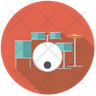 icons for drum-set