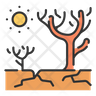 dry soil symbol