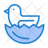 free white duck icons