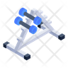 dumbbell rack icon png