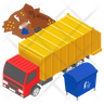 free debris truck icons