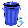 icons of waste bin