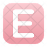 e alphabet icons