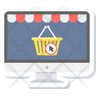 ecommerce store icon svg