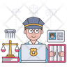 icons for enforcement officer