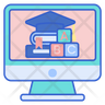 e learning for kids icons