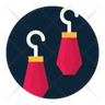 diamond earrings symbol