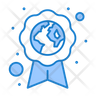 earth badge symbol