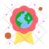 earth badge icons