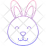 icons for easter bunny