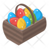 icons of egg basket