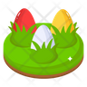 painted eggs icon png