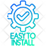 easy to install icon png