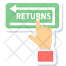 shopping return icon png