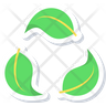 eco leaf icons