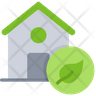 eco friendly house icons