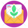 eco mail icon png