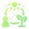 free eco chain icons