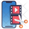 icons of video editing app