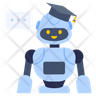 free robotic student icons