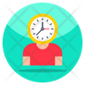 punctual person icon png