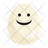 icon egg smile face