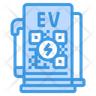 ev charger icon svg