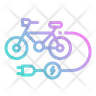 electric unicycle icon
