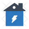 icon for electric house