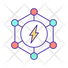 electric power distribution logo