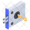 magnetic lock symbol