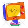 heart monitor icon svg